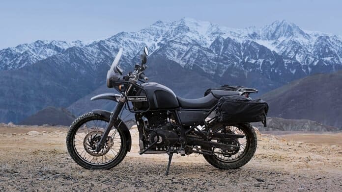 Royal Enfield Himalayan EV's render leaked