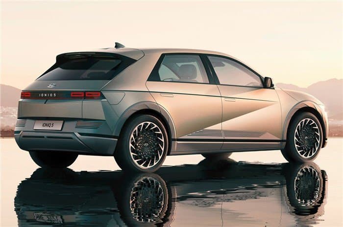 20210223062647 Hyundai Ioniq 5 2022 rear Hyundai's new EV Ioniq 5 to launch in India soon