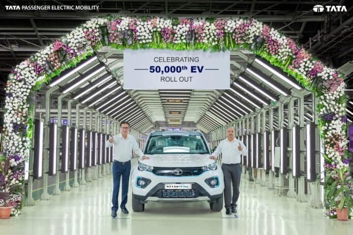 TATA Motors completes 50,000 EV milestone in India