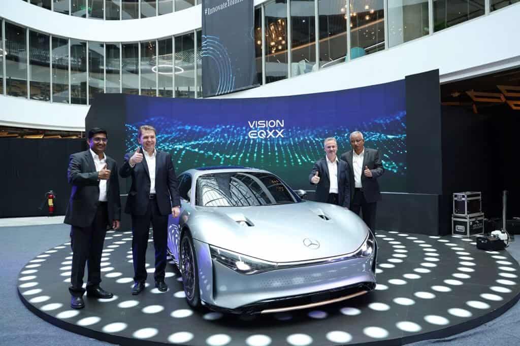 Mercedes-Benz Vision EQXX EV with 1000Km range showcased in India