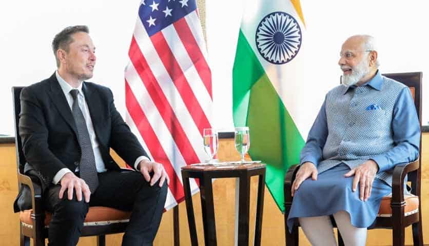 Elon Musk & PM Modi