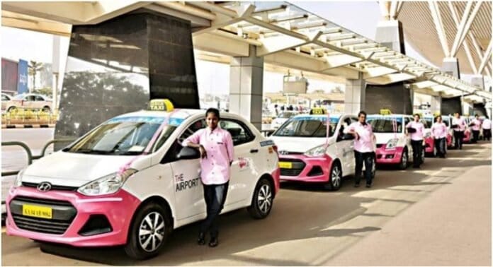 Bangalore's pink EV