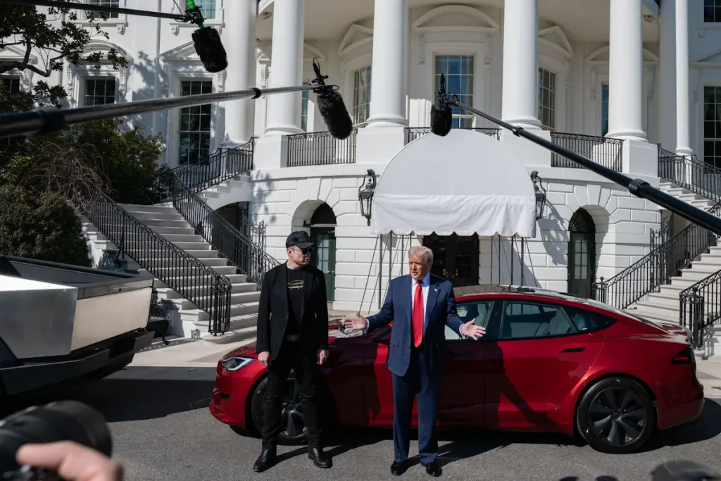 Inside the Tesla Model S: Features That Impressed Trump