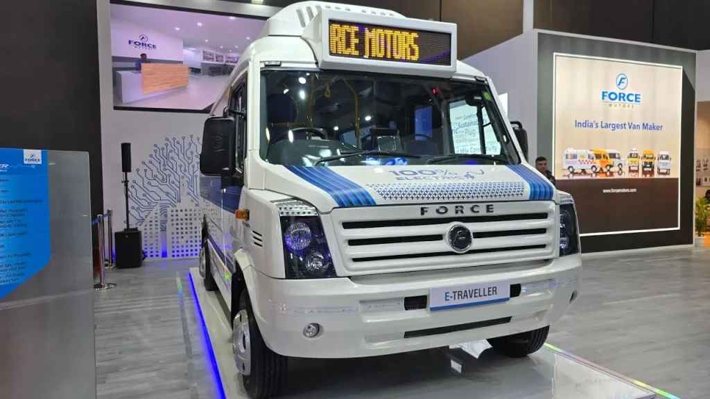 force Electric Force Traveller: India’s New EV Van Spotted