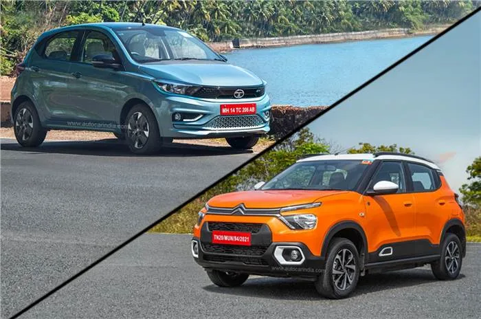 Electric Car Comparison India: Tata Tiago EV vs Citroen eC3 Face-Off